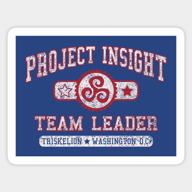 TRISKELION TEAM LEADER (PATRIOT MODE) Sticker by DCLawrenceUK